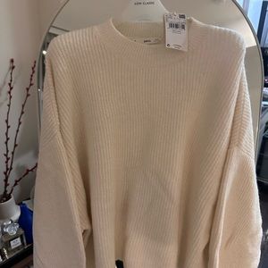 Brand New Mango white sweater size L